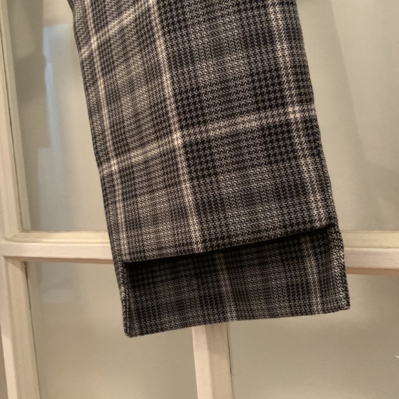 Mo&co designer plaid gray pant suit trousers - medium/large - Picture 2 of 11